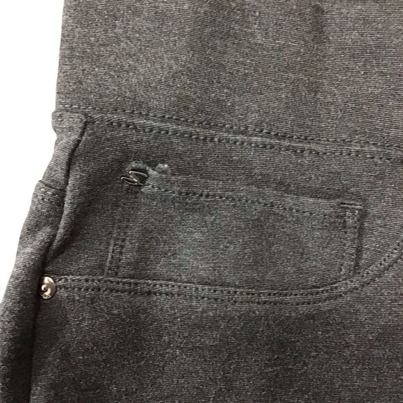Seven7 Charcoal Gray Pull On Ponte Leggings L - Picture 5 of 11